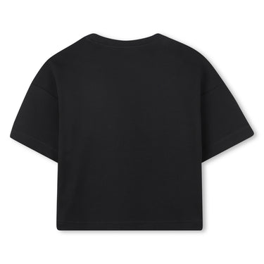 Playera para niña HUGO negra